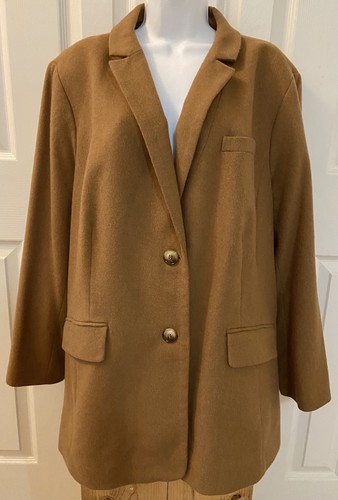 Talbots camel brown brushed - talbots,