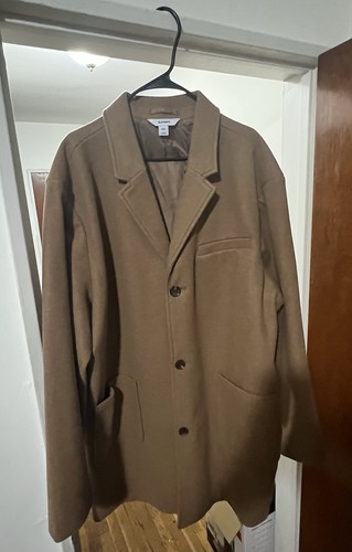 Old navy brushed - navy-, topcoat