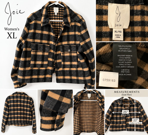 Joie jacket brushed - joie, flannel