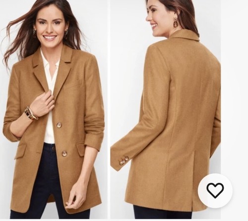 Talbots brushed italian - brushed, wool