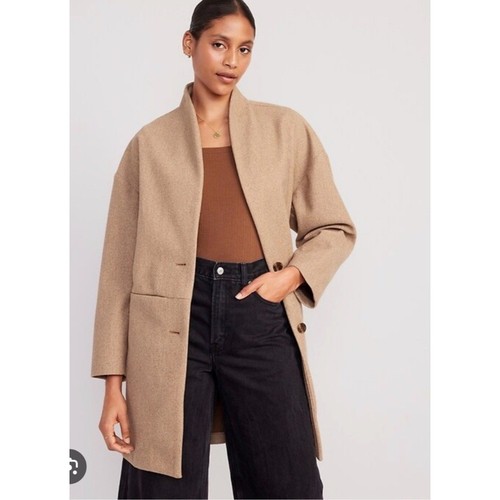 Old navy women camel long - old, long-line